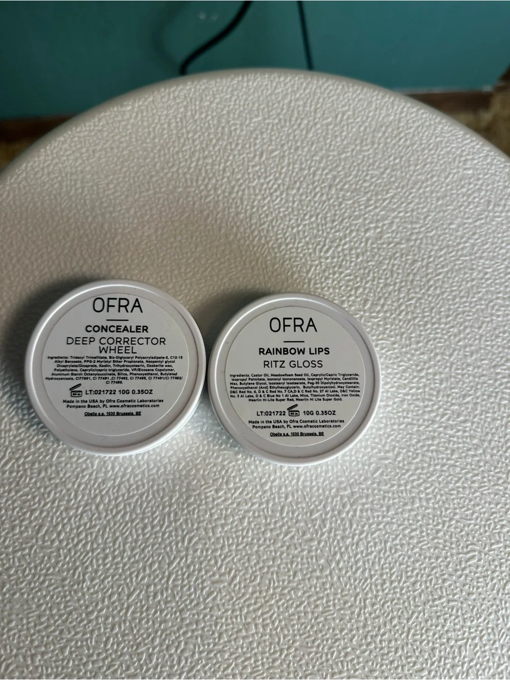 OFRA Cream Corrector & Lip Wheel - Yellow, Tan, Brown, Red, Berry